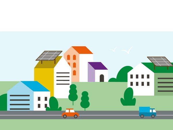 Illustratie van een stad